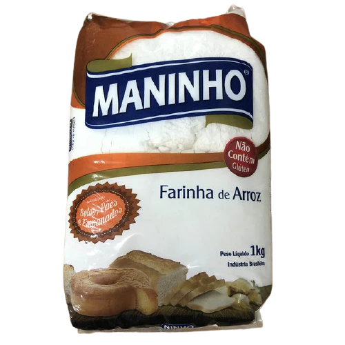 Farinha de Arroz Branca Maninho (Embal. 1 kg)