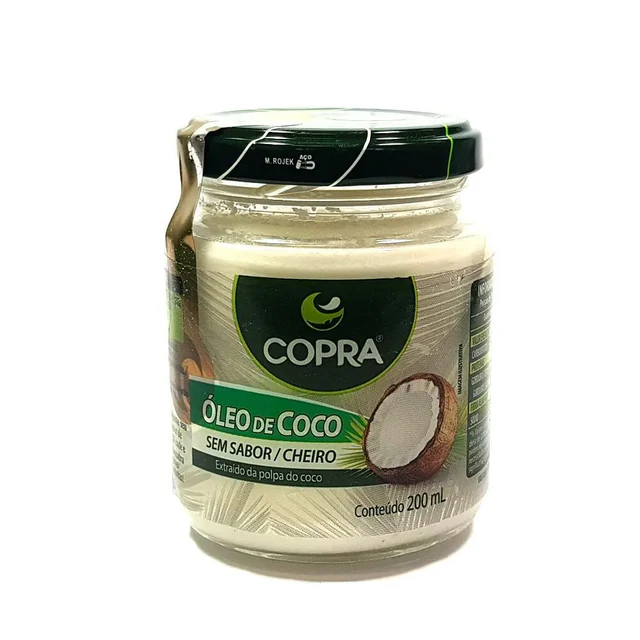Óleo de Coco Sem Sabor/ Cheiro Copra - 200ml