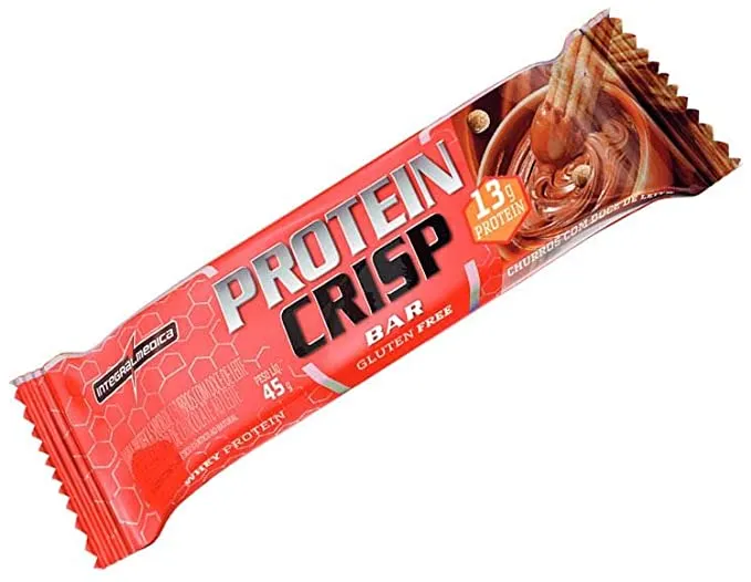 Barra de Proteína, Protein Crisp. Sabor: Churros com Doce de Leite - 45Gr