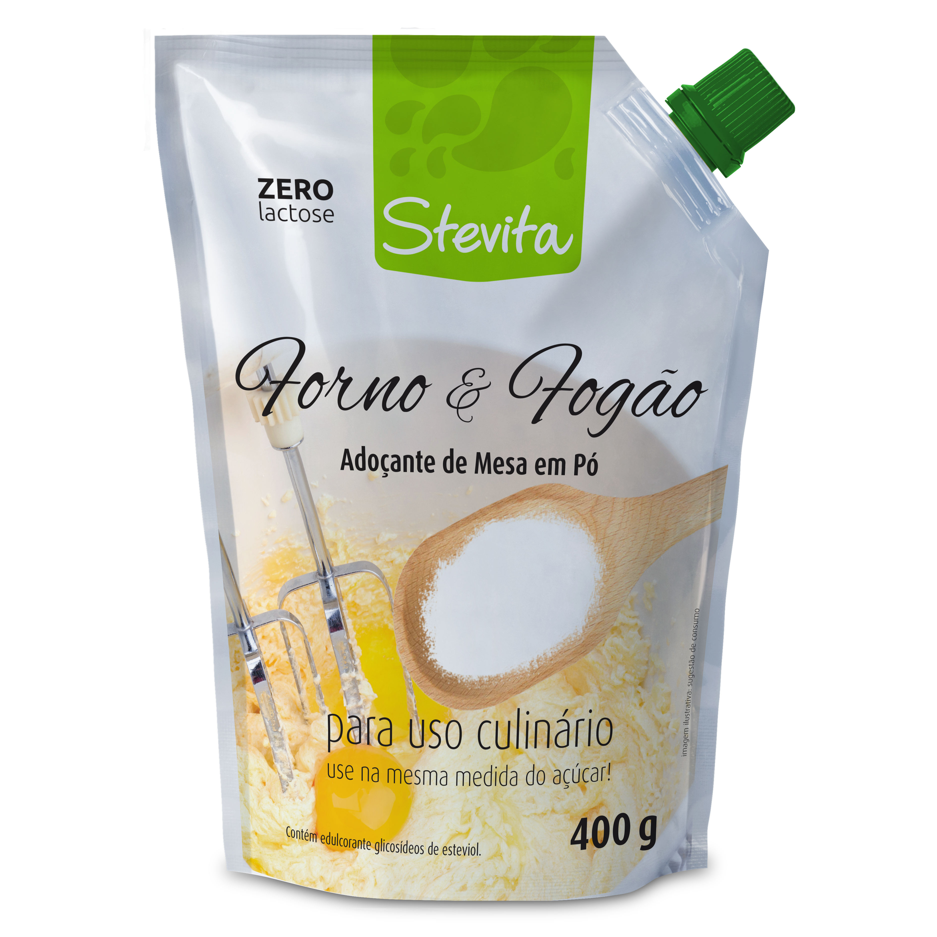 Adoçante Forno e Fogão Culinário 100% Natural Stevita