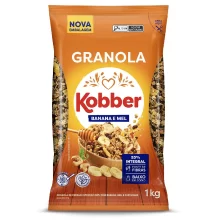 Granola Kobber Banana e Mel - 1Kg