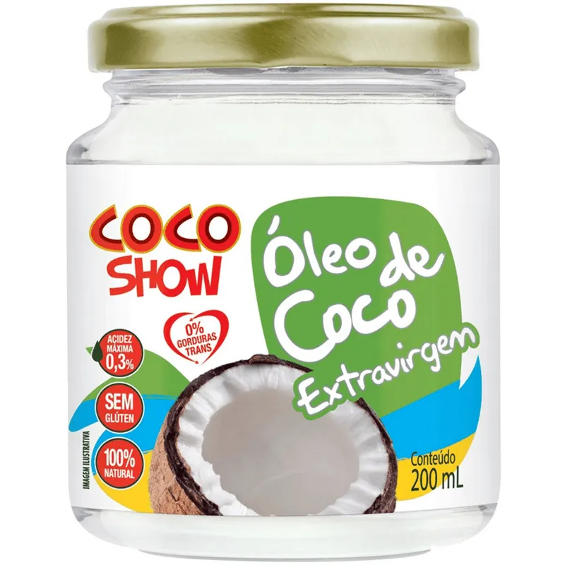 Óleo De Coco Extra Virgem Coco Show - 200ml