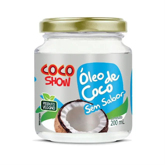 Óleo de Coco Sem Sabor/Sem Cheiro Coco Show - 200ml