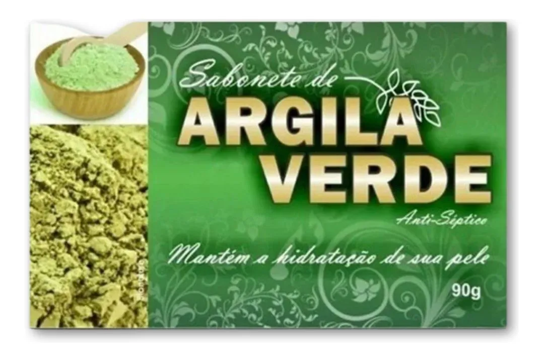 Sabonete de Argila Verde Bionature - 90 Gr