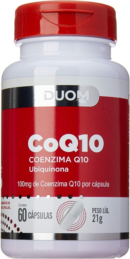 Suplemento Alimentar CoQ10, 60 Cápsulas - Duom